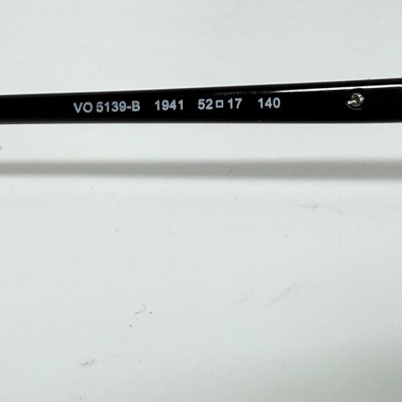 VOGUE VO 5139-b 1941 Eyeglasses Frames Black Pink Full Rim 52-17-140 H18851 - Picture 5 of 7